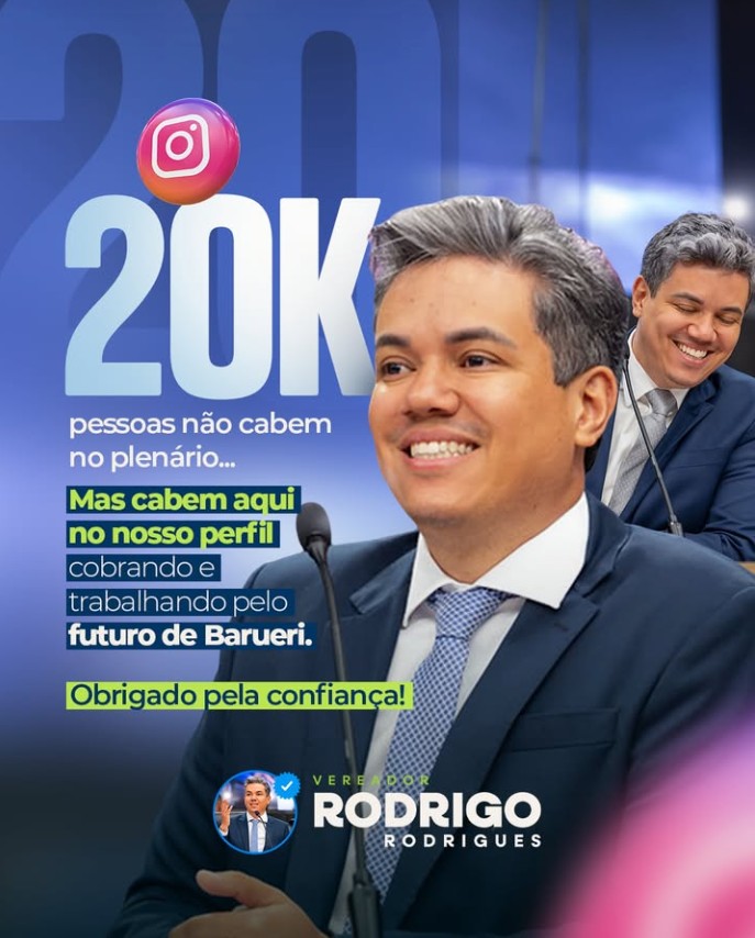 Marco de audiência nas redes sociais